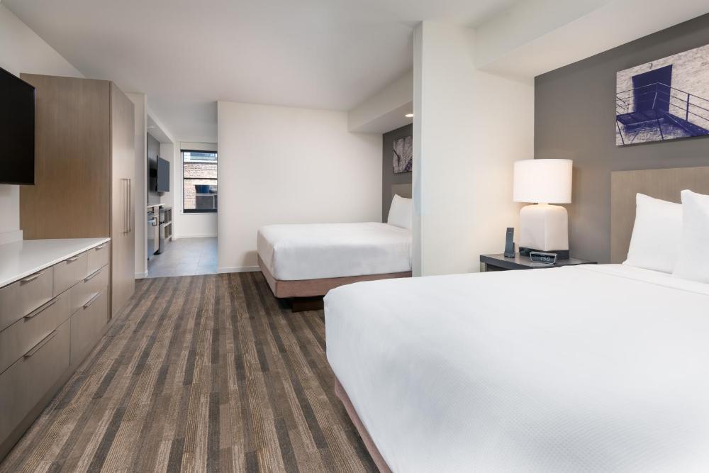 Studio Suite with Two Queen Beds, Sofa Bed and Roll-in Shower - Disability Access interior